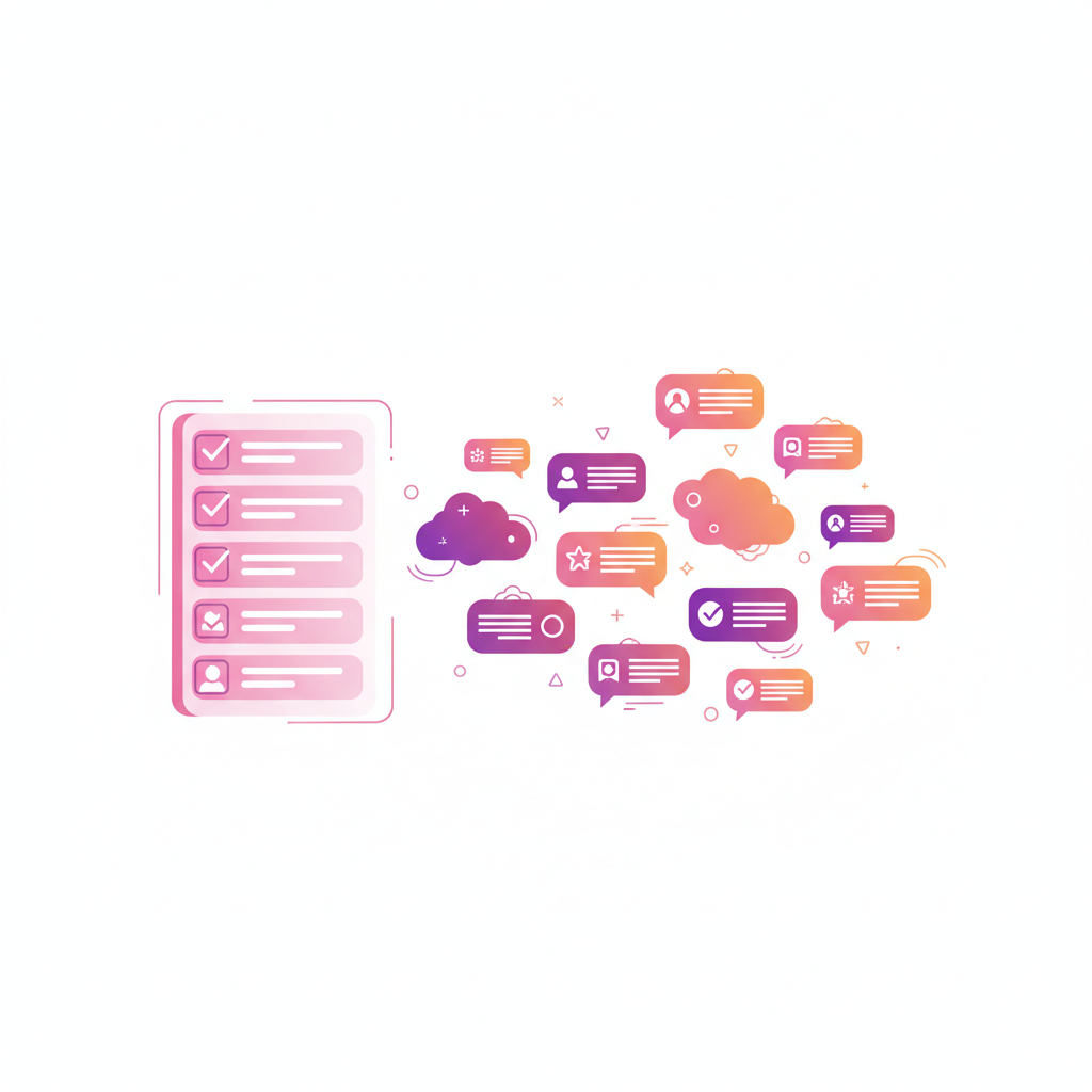 Keep a living keyword sheet per niche — harvest, add volume, then filter.