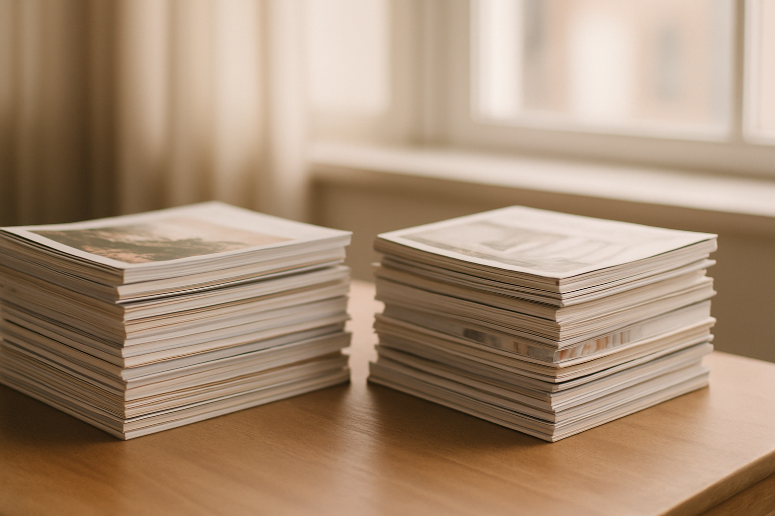 Nobody minds two stacks. What they mind is one stack that turns out to be two.