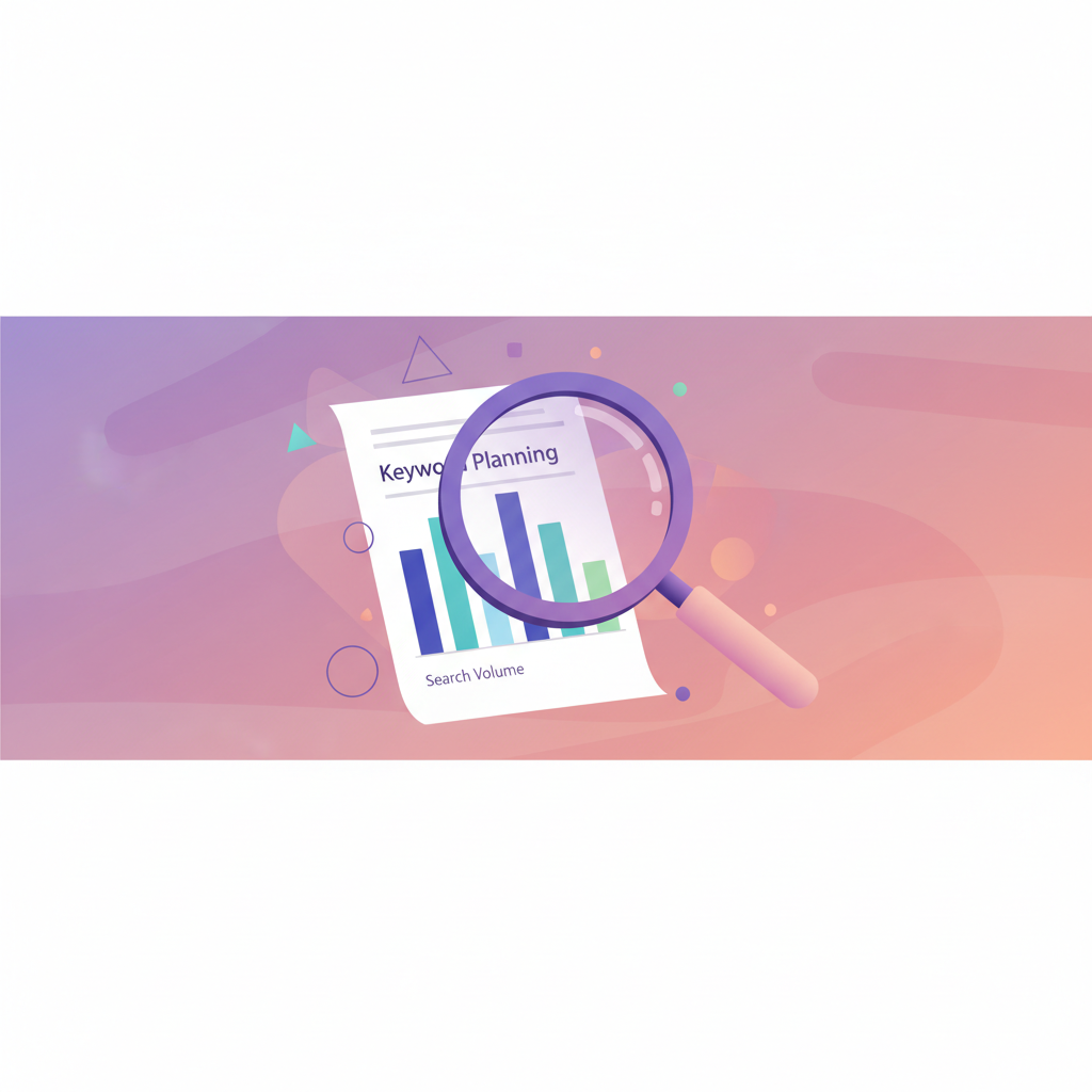 A keyword plan is just a living sheet: ideas, real demand, difficulty, and when to target each.